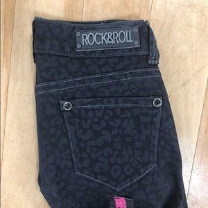 Rock & Roll Leopard Skinny Jeans